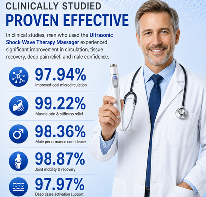 Shockwave Therapy Device ——  Restore Blood Flow • Relieve Pain • Support Men's Performance