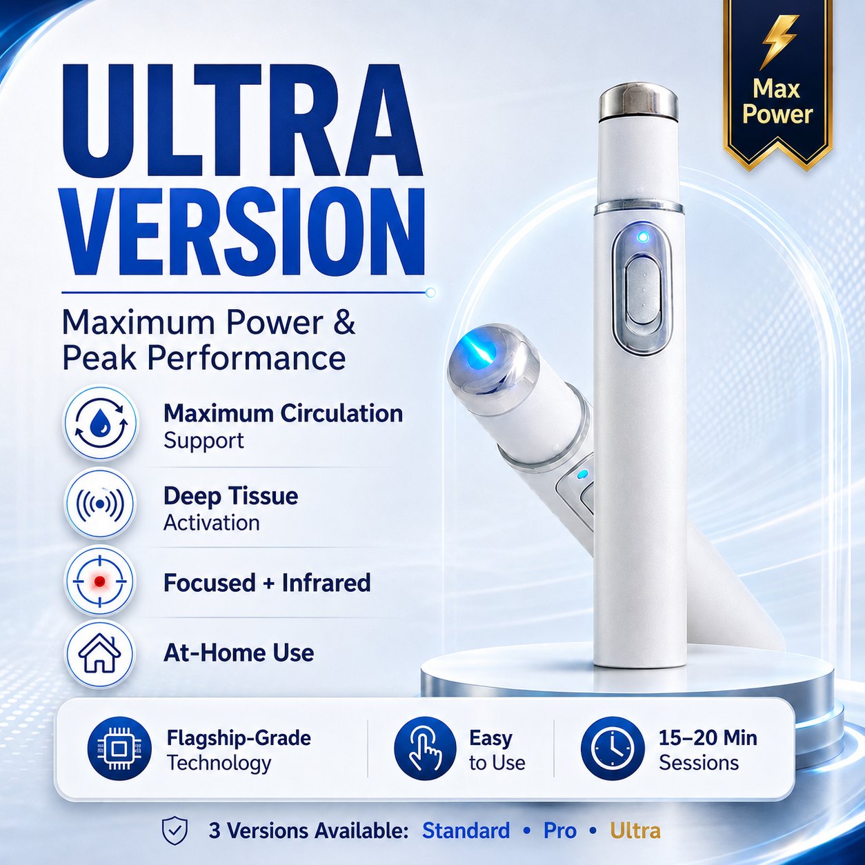 Shockwave Therapy Device ——  Restore Blood Flow • Relieve Pain • Support Men's Performance